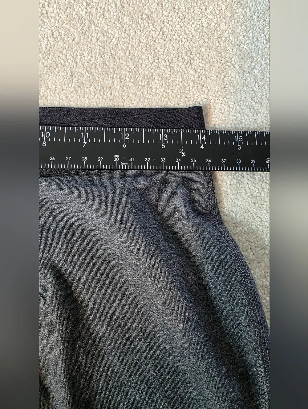 Pact Dark Grey Organic Cotton Baselayer Leggings Hiking Running Camping Mens M